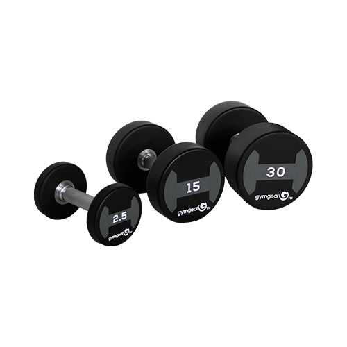 Urethane Dumbbells Set 2.5-30kg |2.5-50Kg  GymFitnessUk - Gym Fitness UK