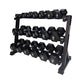 Rubber Hex Dumbbell Set 2.5-25kg GymFitnessUk - Gym Fitness UK
