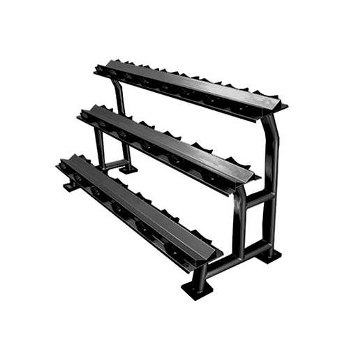 10 Pair / 3 Tier Storage Rack GymFitnessUk - Gym Fitness UK