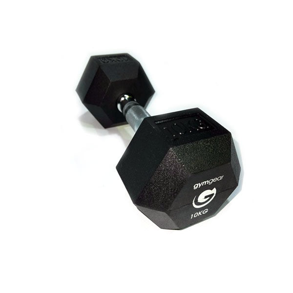 Rubber Hex Dumbbell Set 2.5-25kg GymFitnessUk - Gym Fitness UK