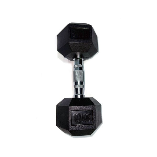 Rubber Hex Dumbbell Set 2.5-25kg GymFitnessUk - Gym Fitness UK