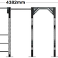 2 Bay Single Sided Bolt Down Frame GymFitnessUk