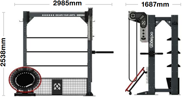 Octagon Free Standing Frames GymFitnessUk