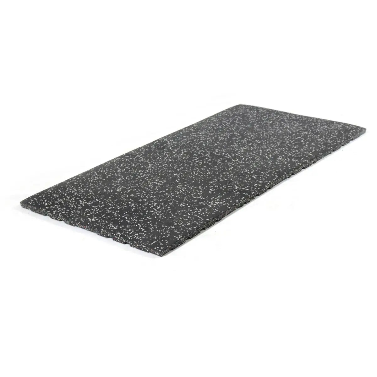 Origin 20mm Premium Tile - 0.5 x 1m x 20mm-Slate - 15% Dark Grey Fleck GymFitnessUk